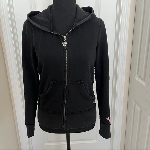 Twisted Heart Rhinestone Hoodie - Picture 2 of 13